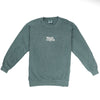 Flavor - Embroidered Crewneck - Blue Spruce