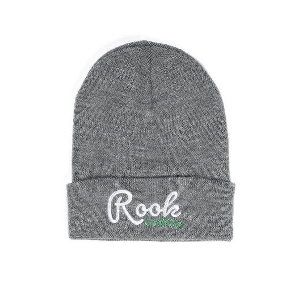 Scripted Beanie - Gray – Rook Coffee